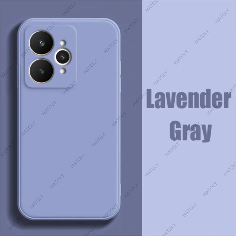 For Realme 15 Pro 5G Case For Case for Realme 15 5G Cover Liquid Silicone TPU Shockproof Monochrome Phone Case for Realme 15 Pro