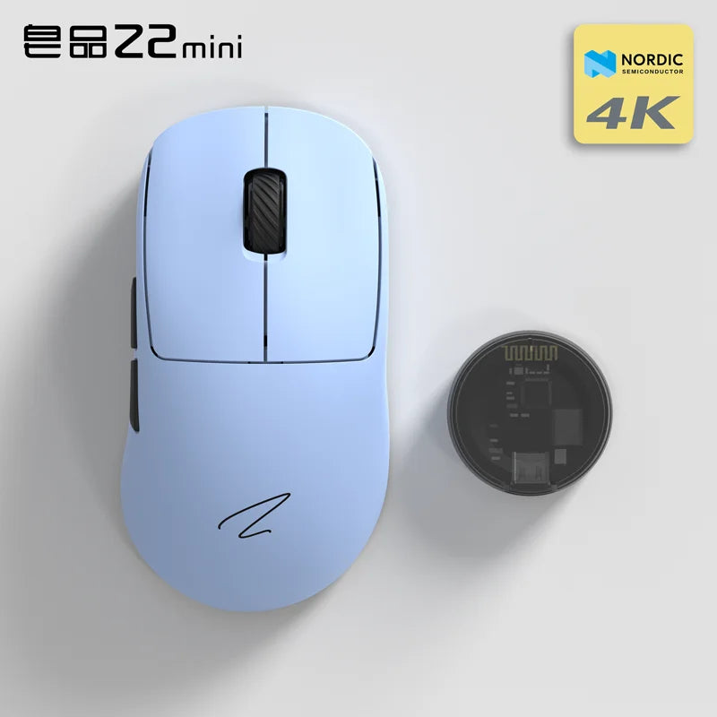 Zaopin Z2 Mini Max Wireless Mouse 4k/8k Bluetooth Tri Mode Paw3395/3950 Lightweight Ergonomics Low Latency Custom Gaming Mouse