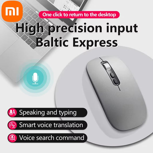 Xiaomi Wireless Mouse AI Intelligent Voice Mouse 2.4G Dual-mode With Voice-activated Typing Silent Rechargeable Bluetooth Mouse
