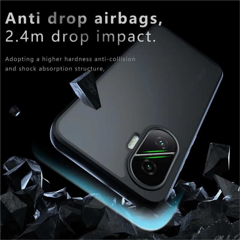 For Redmi Turbo 4 Pro case for Turbo4 Pro cover Simple black matte shell Anti-fingerprint phone case Case For Poco F7 Turbo4 Pro