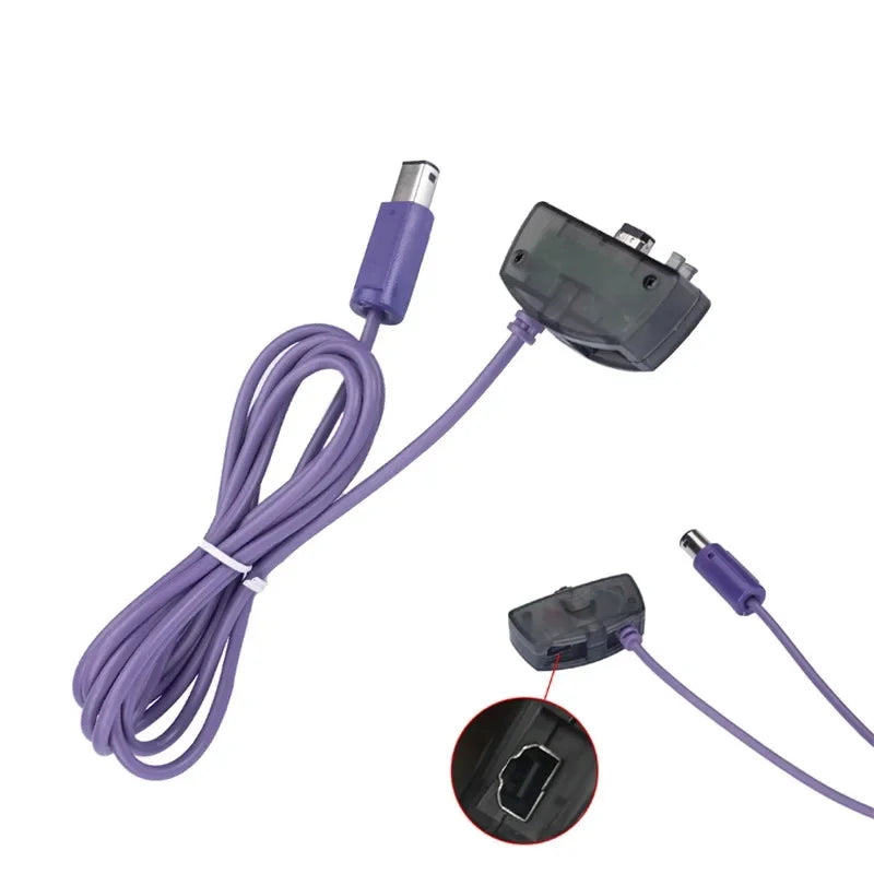 For GBA Link Cable Game Boy Advance Video for Nintendo Gamecube NGC Link Connection Adapter Cords Data Cord Accessories