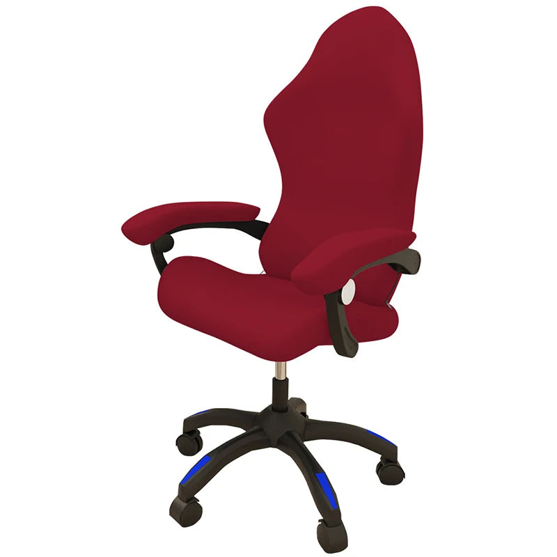 1pc seat cover, gaming chair cover, zipper closure, dust-proof and stain-proof, gaming chair cover, furniture protection cover,