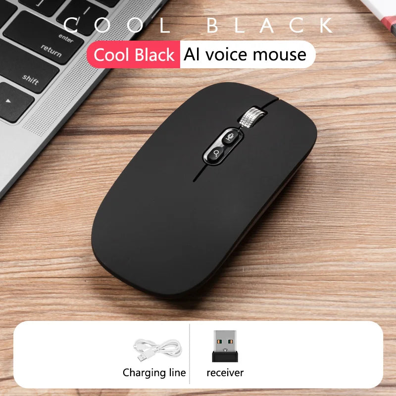 Xiaomi Wireless Mouse AI Intelligent Voice Mouse 2.4G Dual-mode With Voice-activated Typing Silent Rechargeable Bluetooth Mouse