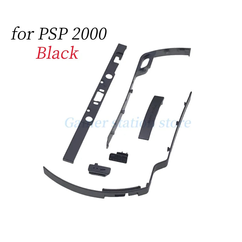 Plastic Button Frame For PSP1000 2000 3000 Silver Border Decorative Strip Housing Shell On/ OFF Power Button Gamepad Edge Switch