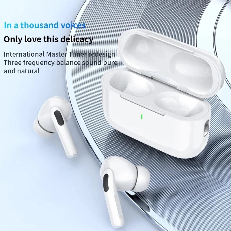 Original AIR ANC Bluetooth Earphones TWS Noise Reduction Wireless Earbuds Long battery life Pod Spatial Audio PRO With Mic