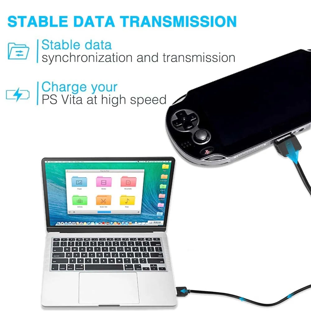 USB Data & Power Charger Cord For PlayStation PSV1000 Charging Cable Line 1.2M For PS Vita 1000 Game Console Power Adapter